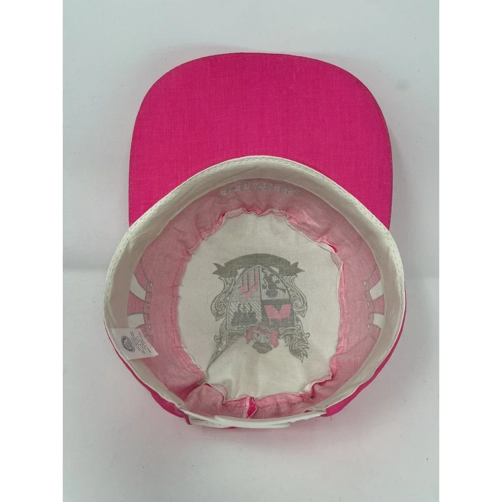 Vintage Circus Hotel Casino Hat‎ Snapback Painters Ball Cap Pink 90s Las Vegas